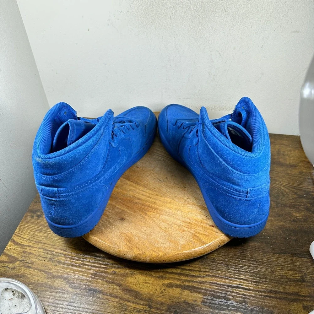 Jordan 1 Retro High Blue Suede Team Royal Mens Sneakers 332550-404 Size 13